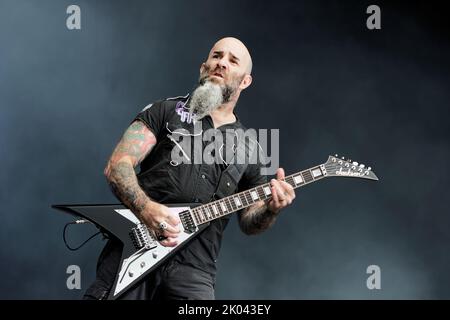 HANTHRAX HELLFEST, Clisson, FRANCE , 19/06/2016 Florent 'MrCrash' B. Banque D'Images