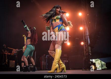 Roskilde, Danemark. 29th, juin 2022. Le chanteur brésilien Anitta donne un concert en direct pendant le festival de musique danois Roskilde Festival 2022 à Roskilde. (Crédit photo: Gonzales photo - Thomas Rasmussen). Banque D'Images