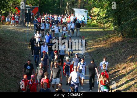 Monza, MB, Italie. 9th septembre 2022. Supporters.during FORMULA 1 PIRELLI GRAN PREMIO d'ITALIA 2022, Monza, ITALIE (Credit image: © Alessio de Marco/ZUMA Press Wire) Credit: ZUMA Press, Inc./Alay Live News Banque D'Images