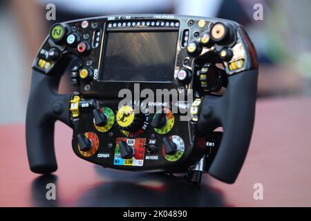 Monza, Italie. 09th septembre 2022. MONZA, Italie, 9. 2022 septembre F1 FERRARI Steering wheel, Credit: SPP Sport Press photo. /Alamy Live News Banque D'Images