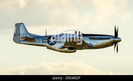L'incroyable Mustang P-51 au Stuart Air Show Banque D'Images
