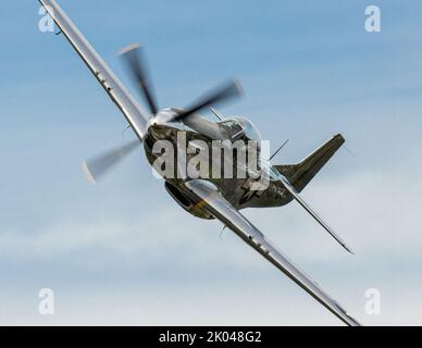 L'incroyable Mustang P-51 au Stuart Air Show Banque D'Images