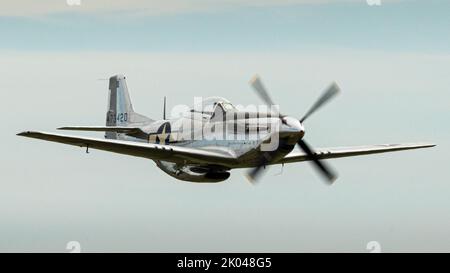 L'incroyable Mustang P-51 au Stuart Air Show Banque D'Images