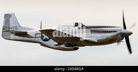 L'incroyable Mustang P-51 au Stuart Air Show Banque D'Images