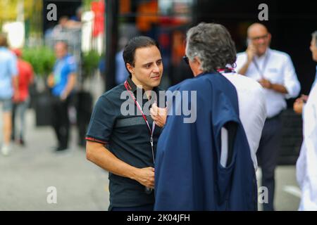 Monza, MB, Italie. 9th septembre 2022. Felipe Massa (BRA) ancien pilote F1.pendant LA FORMULE 1 PIRELLI GRAN PREMIO d'ITALIA 2022, Monza, ITALIE (Credit image: © Alessio de Marco/ZUMA Press Wire) Credit: ZUMA Press, Inc./Alay Live News Banque D'Images