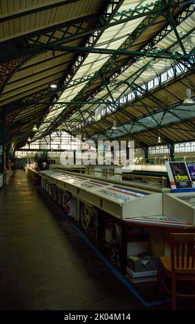 Cardiff, pays de Galles, 12 août 2022, « marché couvert public de Cardiff », victorien. Banque D'Images