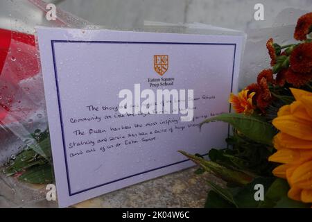 Londres, le vendredi 9th septembre, le lendemain de la mort de la reine Elizabeth II Banque D'Images