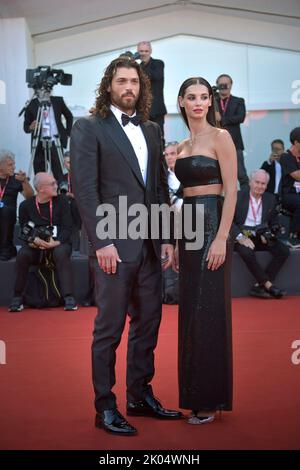 Venise, Italie. 06th septembre 2022. VENISE, ITALIE - SEPTEMBRE 06 : Francesca Chillem, CAN Yaman assiste au tapis rouge « il signore Delle Formiche » au Festival international du film de Venise 79th sur 06 septembre 2022 à Venise, Italie. Credit: dpa/Alay Live News Banque D'Images