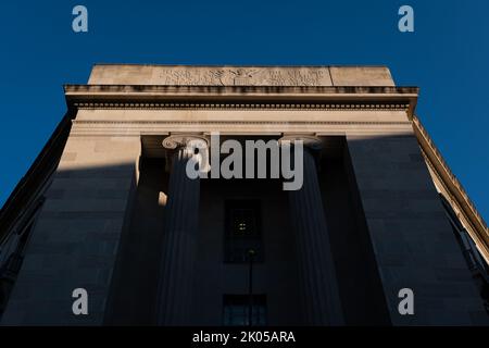 Washington, États-Unis. 09th septembre 2022. Un point de vue général de l'édifice Robert F. Kennedy du ministère de la Justice des États-Unis, à Washington, DC, vendredi, 9 septembre, 2022. (Graeme Sloan/Sipa USA) Credit: SIPA USA/Alay Live News Banque D'Images