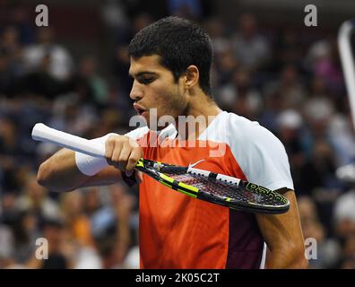 New York, États-Unis. 09th septembre 2022. New York Flushing Meadows US Open Day 09/09/2022 Frances Tiafoe (USA) demi-finale Match Credit: Roger Parker/Alay Live News Banque D'Images