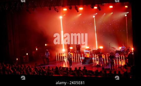 Los Angeles, Californie, États-Unis 27th août 2022 le chanteur Andy Grammar se produit lors de la tournée « The Wrong Party » au Greek Theatre on 27 août 2022 à Los Angeles, Californie, États-Unis. Photo par Barry King/Alay stock photo Banque D'Images