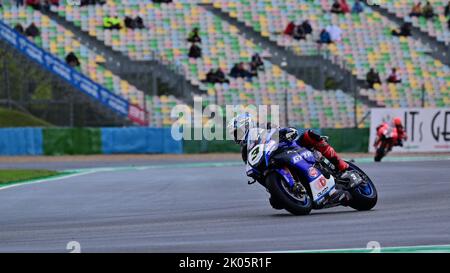 Circuit de Nevers Magny-cours, Magny-cours, France, 09 septembre 2022, N°3 Kohta Nozane JPN Yamaha YZF R1 GRT Yamaha WorlsSBK pendant 2022 Pirelli French Round 7 - Free Practice and qualifications - World Superbike - SBK Banque D'Images