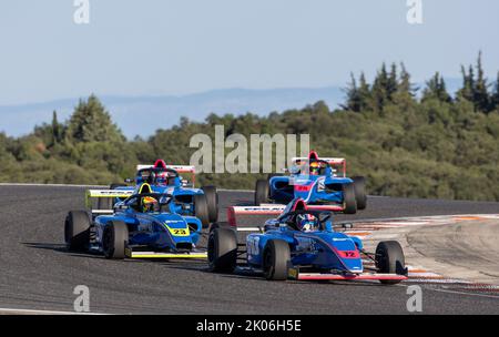 72 VILLAGOMEZ Mateo (ecu), Formule 4 - Mygale génération 2, action pendant la ronde 5th du Championnat de France FFSA F4 2022, de 11 septembre à 13 sur le circuit de Lédenon à Lédenon, France - photo Marc de Mattia / DPPI Banque D'Images