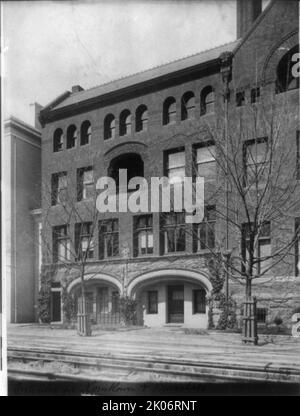 Extérieur du bâtiment de Washington D.C. - Hay-Adams House, Lafayette Square, (1900?). Affiche uniquement la portion Adams. Richardson, architecte. Banque D'Images