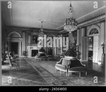 « Whitemarsh Hall », Edward Townsend Stotesbury House, Wyndmoor, Pennsylvanie, 1922 ou 1923. Architecture de la maison: Horace Trumbauer, achevée en 1922. Paysage de la terrasse: Jacques-Auguste-Henri GRE&#XB4;ber. Banque D'Images