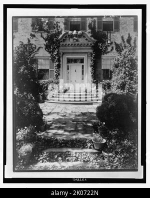 « Chatham », Colonel Daniel Bradford Devore House, 120 Chatham Lane, Fredericksburg, Comté de Stafford, Virginie, (1927?). Banque D'Images