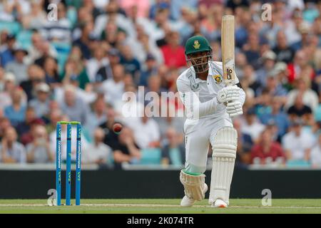 Londres, Royaume-Uni. 10th septembre 2022. Khaya Zondo en Afrique du Sud pendant le troisième LV= Insurance Test Day 3 de 5 Angleterre contre Afrique du Sud au Kia Oval, Londres, Royaume-Uni, 10th septembre 2022 (photo de Ben Whitley/News Images) à Londres, Royaume-Uni le 9/10/2022. (Photo de Ben Whitley/News Images/Sipa USA) crédit: SIPA USA/Alay Live News Banque D'Images