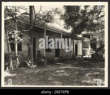 Elmscourt, Quarters, Natchez, Adams County, Mississippi, 1938. Banque D'Images