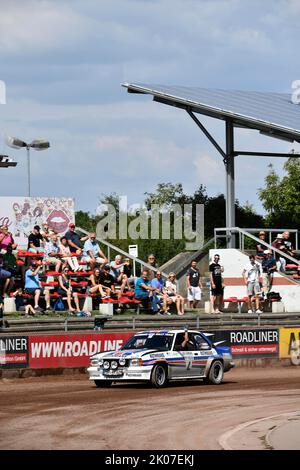 13. 08. 2022, rallye olympique, 1972, 50th anniversaire de la renaissance 2022, courses automobiles, rallye, voiture classique, speedway Stadium, Ellermuehle, Landshut, Opel Banque D'Images