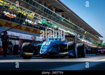 10 COLLE Caio (BRA), MP Motorsport, Dallara F3, action pendant la ronde 9th du Championnat de Formule 3 de la FIA 2022, de 9 septembre à 11, 2022 sur l'Autodromo Nazionale di Monza, à Monza, Italie - photo Sebastiaan Rozendaal / Agence néerlandaise de photo / DPPI Banque D'Images