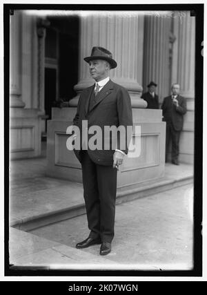 Sénateur Thomas Taggart de l'Indiana, entre 1910 et 1917. Homme politique, hôtelier et financier irlandais-américain: Maire d'Indianapolis. Banque D'Images