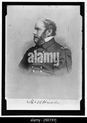 Général [sic] Winslow, entre 1910 et 1917. John Angrum Winslow, officier DE la Marine AMÉRICAINE, amiral arrière. Servi pendant la guerre Mexico-américaine et la guerre de Sécession. Photographie de gravure publiée 1860s-1890s. Banque D'Images