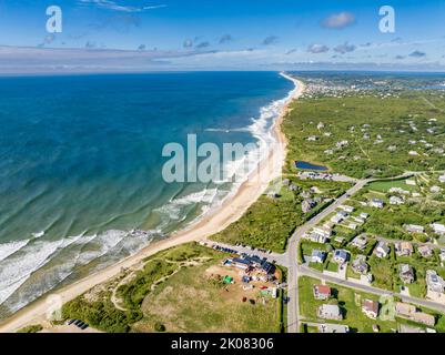 Vue aérienne des plaines de fossés et de la vicinty Banque D'Images