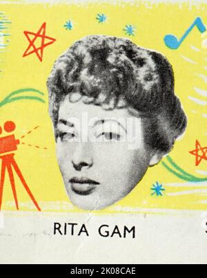 Rita Gam (née Rita Eleanore MacKay, 2 avril 1927 - 22 mars 2016) est une actrice américaine de cinéma et de télévision et réalisatrice de documentaires Banque D'Images