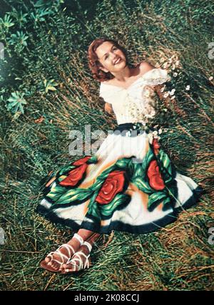 Mary Frances 'Debbie' Reynolds (1 avril 1932 - 28 décembre 2016) était une actrice, chanteuse et femme d'affaires américaine. Sa carrière a duré près de 70 ans Banque D'Images