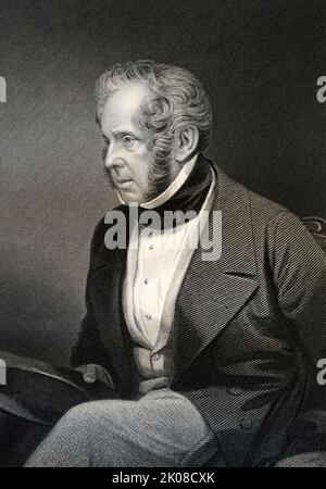 Temple Henry John, 3rd Viscount Palmerston, KG, GCB, PC, Le FRS (20 octobre 1784 - 18 octobre 1865) est un homme d'État britannique qui a été deux fois Premier ministre du Royaume-Uni au milieu du siècle 19th Banque D'Images