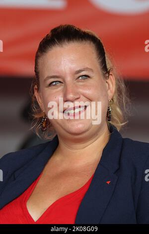 Mathilde Panot pendant la tête de l'humanité 2022 à Plessis-Pate, Bretigny-sur-orge, France sur 10 septembre 2022. Photo de Nasser Berzane/ABACAPRESS.COM Banque D'Images