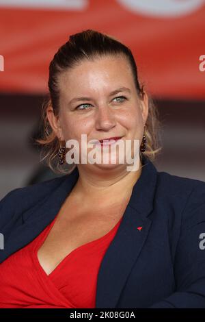 Mathilde Panot pendant la tête de l'humanité 2022 à Plessis-Pate, Bretigny-sur-orge, France sur 10 septembre 2022. Photo de Nasser Berzane/ABACAPRESS.COM Banque D'Images