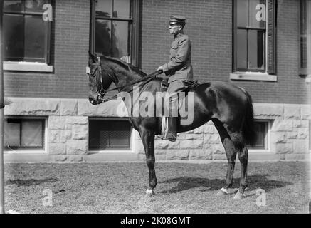 Jr. 2nd Lt. Adna N. Chaffee, Cavalry, États-Unis à fort Myer, 1911. Banque D'Images