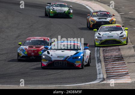 48 CASALONGA Mathieu, GPA Racing Aston Martin Vantage AMR GT4, action lors de la ronde 5th du Championnat de France FFSA GT 2022, de 11 septembre à 13 sur le circuit de Lédenon à Lédenon, France - photo Marc de Mattia / DPPI Banque D'Images