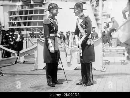 Visite de l'escadron allemand aux États-Unis, 1912. Banque D'Images