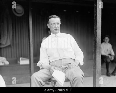 Baseball, professionnel, James McAleer, ancien directeur, équipe de Washington, 1912. Banque D'Images