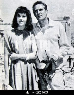 Jane Fonda et Peter Finch. Jane Seymour Fonda (née 21 décembre 1937) est une actrice américaine, militante politique, environnementaliste et ancienne mannequin de mode. Frederick George Peter Finingle (28 septembre 1916 - 14 janvier 1977) est un acteur australien d'origine anglaise. Banque D'Images