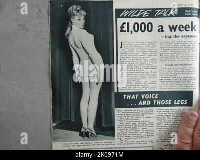 Vilma Ann Leslie est née sur 25 mai 1929 au Royaume-Uni sous le nom de Vilma June Charlish. Elle était une actrice, connue pour l'Écharpe (1959), le Saint (1962) et les fils et les amants (1960). Elle est morte sur 6 octobre 2009. Banque D'Images