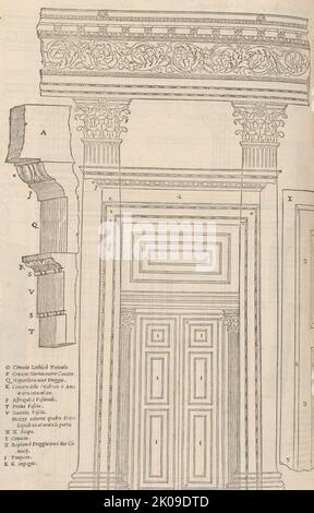 I dieci libri dell'Architettura di M. Vitruvio traditti et commentati da monsignor Barbaro eletto patriarca d'aquileggia, 1556. Banque D'Images