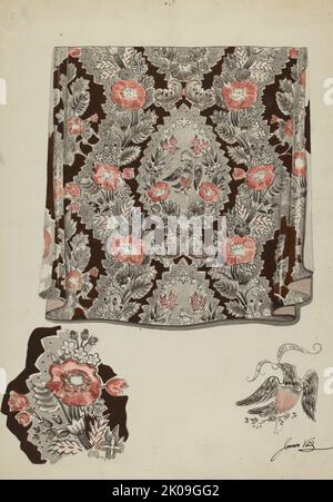 Tentures textiles, c. 1937. Banque D'Images