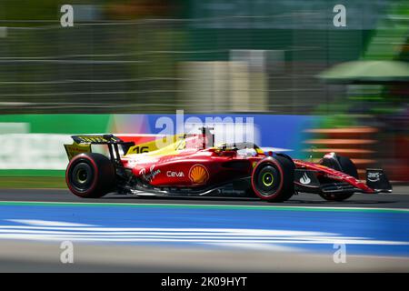 Charles Leclerc (mon) Ferrari F1-75 pendant la qualification de LA FORMULE 1 PIRELLI GRAN PREMIO d'ITALIA 2022 Banque D'Images
