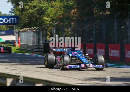 Fernando Alonso (SPA) Alpine A522 pendant la qualification de LA FORMULE 1 PIRELLI GRAN PREMIO d'ITALIA 2022 Banque D'Images