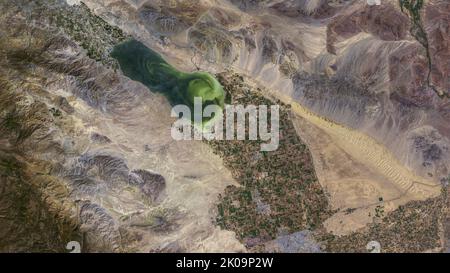 Antenne de la mer de Salton, Californie Banque D'Images