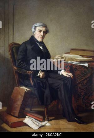 Portrait de Jules Michelet (1798-1874), historien, c1865. Banque D'Images