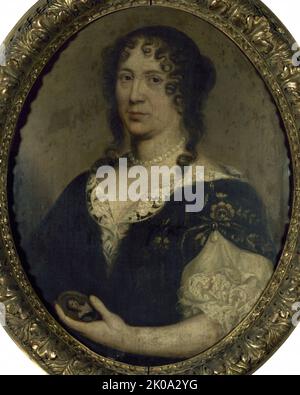 Portrait de femme, autofrois identifi&#xe9;e comme Mme de S&#xe9;vign&#xe9;, c1680. Banque D'Images