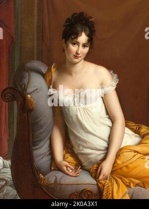 Portrait de Juliette R&#xe9;camier, n&#xe9;e Bernard (1777-1849), entre 1802 et 1805. Banque D'Images