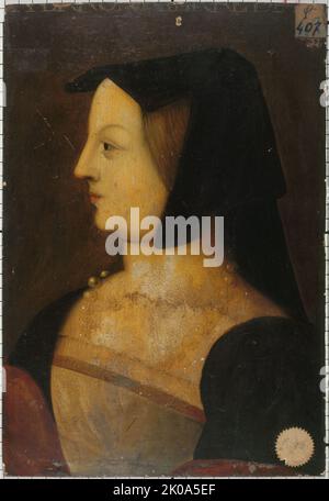 Portrait d'une femme, connue sous le nom de la Belle Ferronnière, 1539. Banque D'Images