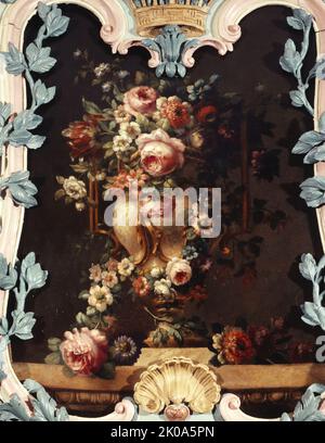 Vase de fleurs, entre 1801 et 1900. Banque D'Images