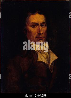 Portrait présumé de Camille Desmoulins (1760-1794), publiciste et politicien, 1792. Banque D'Images