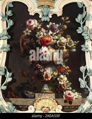 Vase de fleurs, entre 1801 et 1900. Banque D'Images